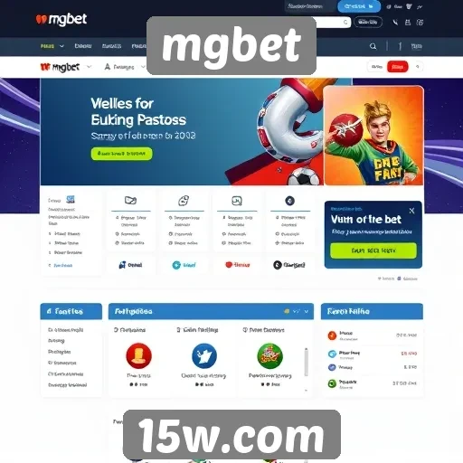 Interface do usuário no site mgbet
